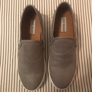Steve Madden Gracy Light Grey Platform Sneaker